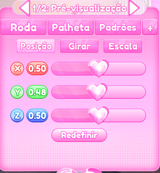 Ajuste de posição 1.1 do combo Vintage Curls Ruivo