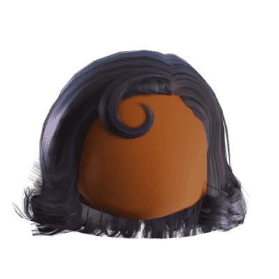 Cabelo usado no combo Vintage Curls Ruivo